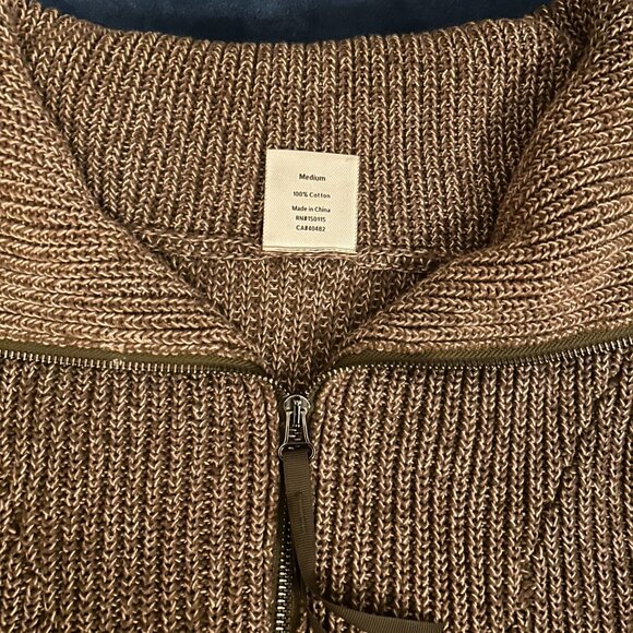 Varley Brown Half-Zip Sweater - Picture 6 of 6